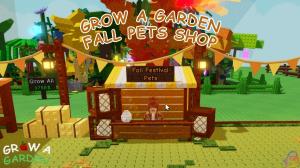 Grow a Garden Fall Pets Shop Guide