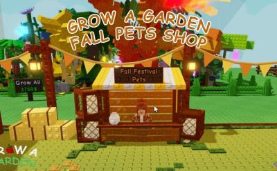 Grow a Garden Fall Pets Shop