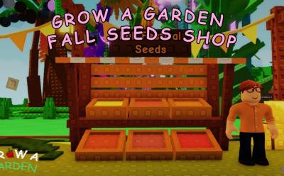 Grow a Garden Fall seeds shop