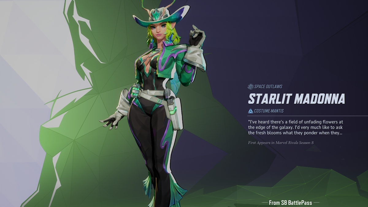 Mantis Starlit Madonna skin in Marvel Rivals