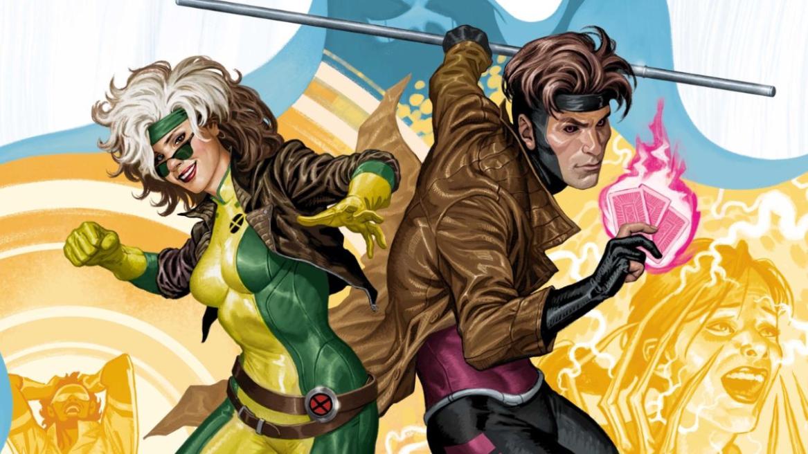 Rogue and Gambit in a Marvel Comic