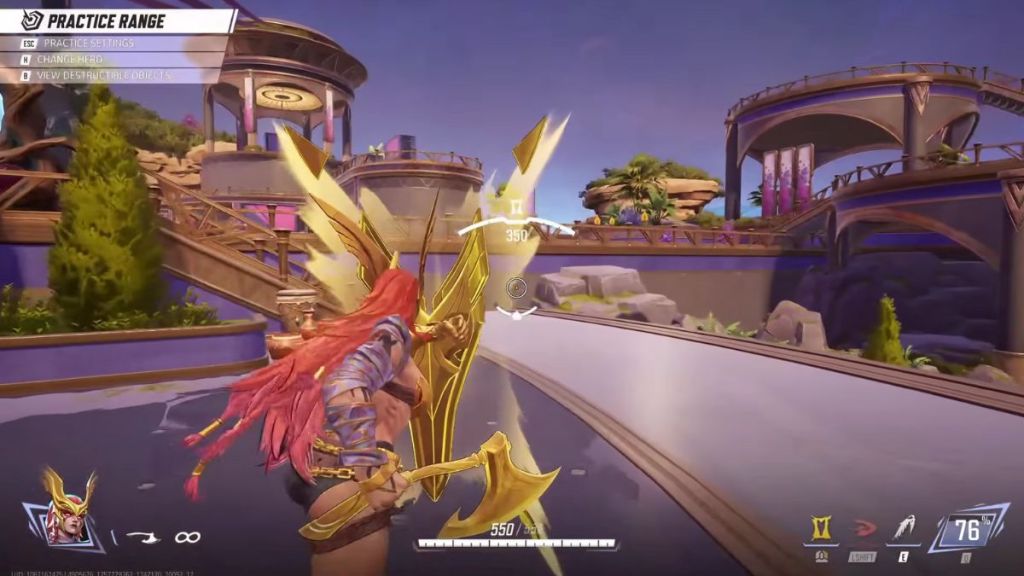 Angela Shield Stance in Marvel Rivals