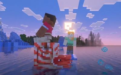 Minecraft Mounts of Mayhem Drops a New Nautilius Mob Underwater