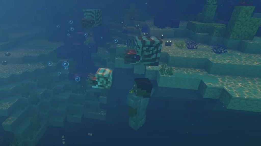 Nautilius Mob in Minecraft