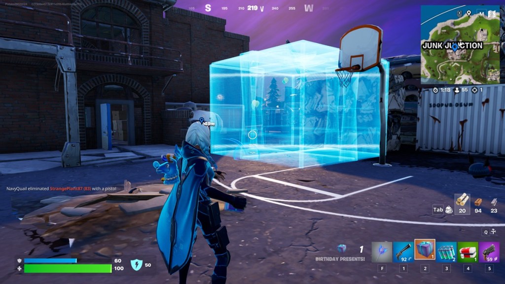 Place Birthday Present in Fortnite