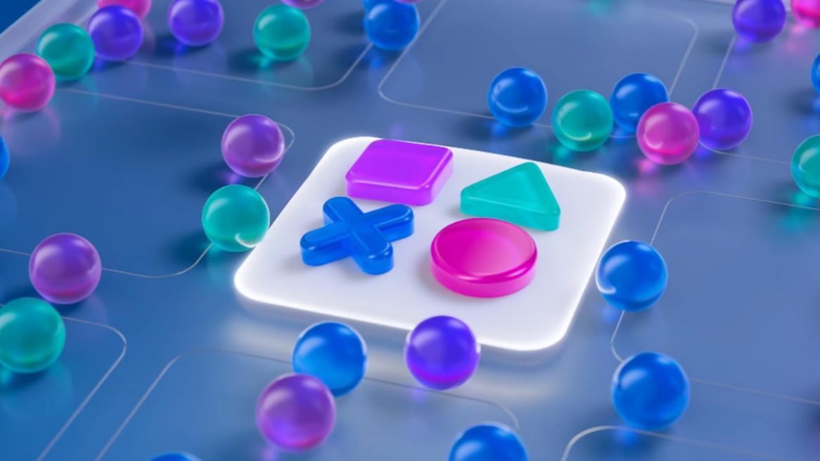 PlaysStation Abstract Image with Bubbles