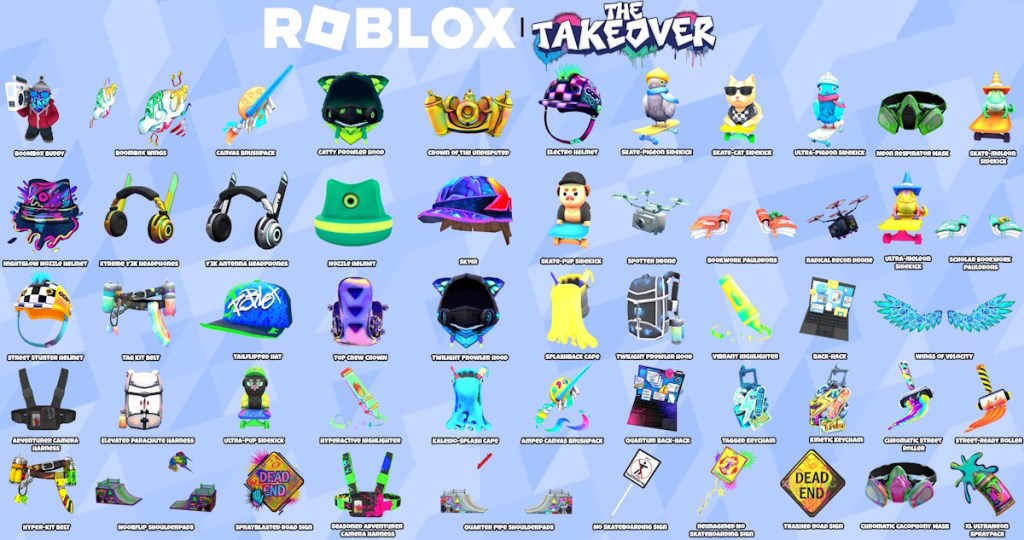 Roblox Takeover rewards
