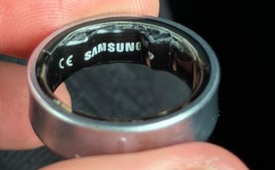 Samsung Galaxy Ring with a swollen battery inside