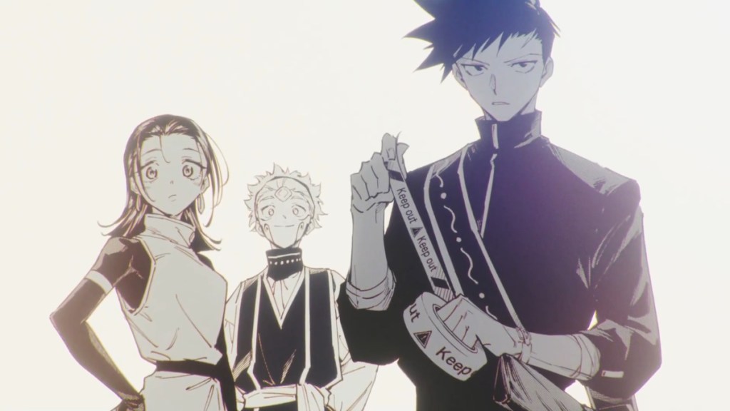 Tsurugi, Yuka, and Maru in Jujutsu Kaisen Modulo