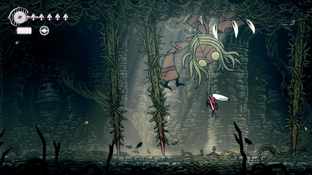 Vertical battles in Hollow Knight Silksong