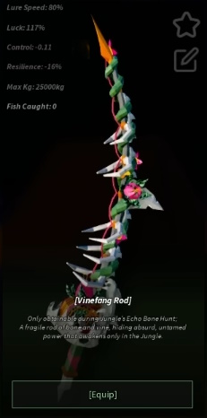 Vinefang Rod Fisch