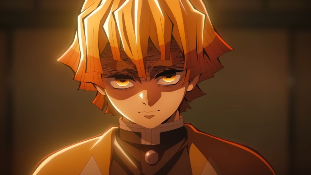 Zenitsu in Demon Slayer