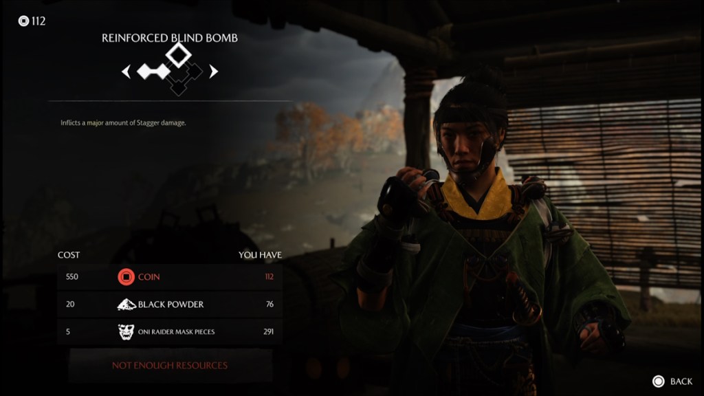Blind Bomb upgrades
