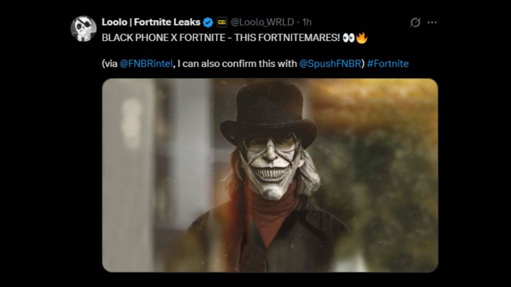 Black Phone Fortnite