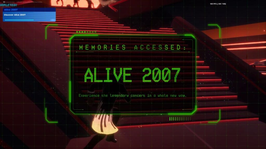 Fortnite Alive 2007 Arena Welcome Screen Daft Punk
