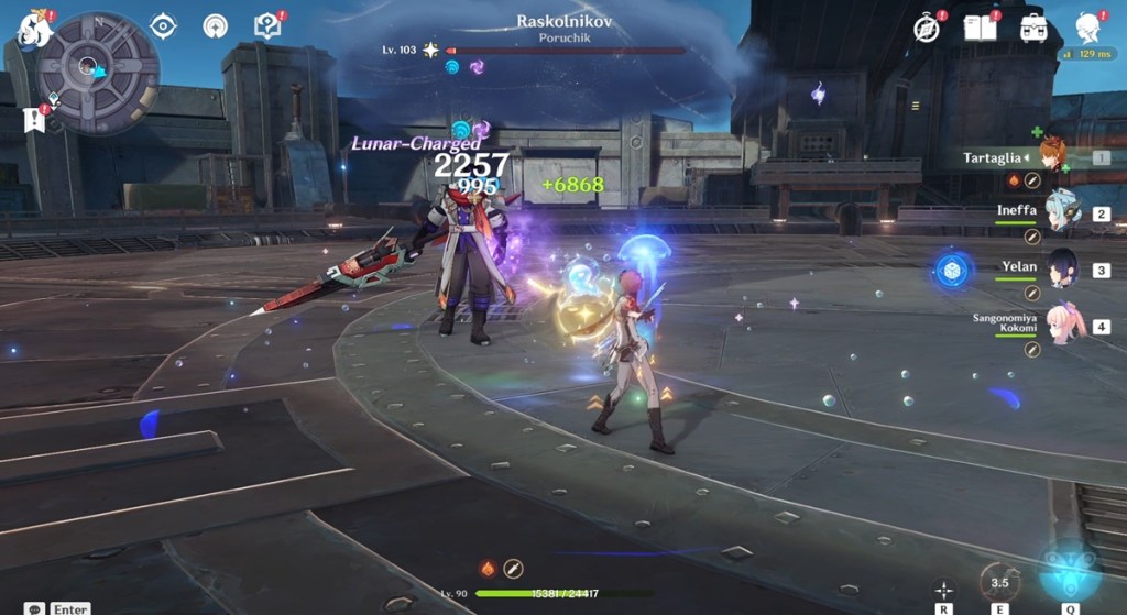 defeating Raskolnikov Genshin Impact