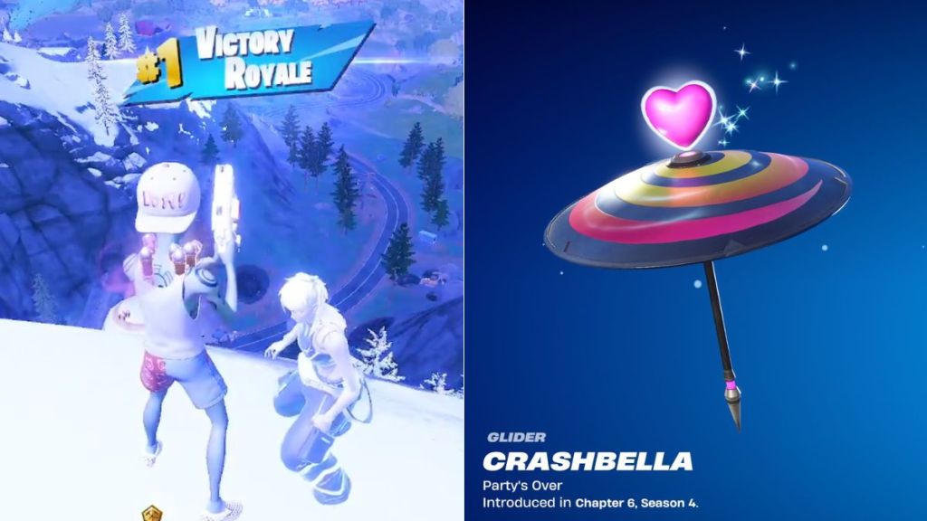Victory Royale and Umbrella in Fortnite Delulu