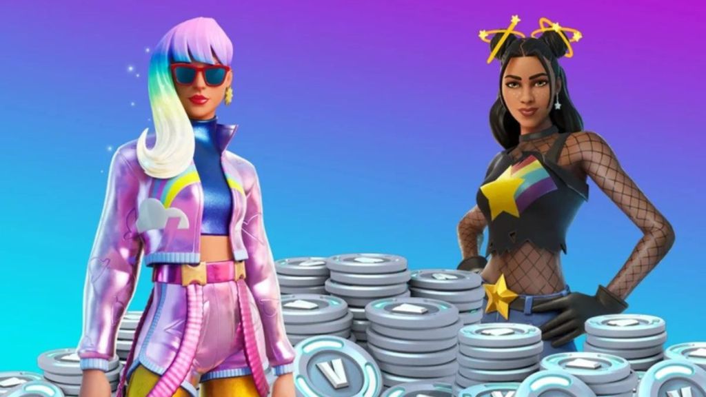 Fortnite characters with V-Bucks