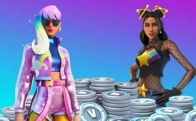 Fortnite characters with V-Bucks