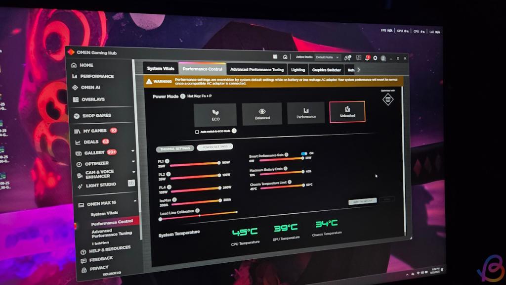 hp omen max 16 unleashed