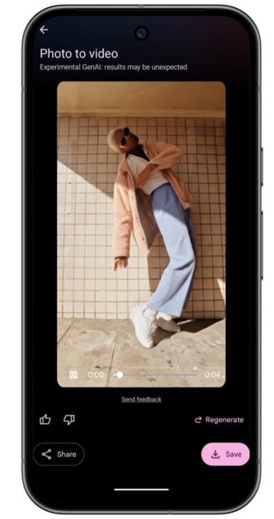 image to video conversion in google photos