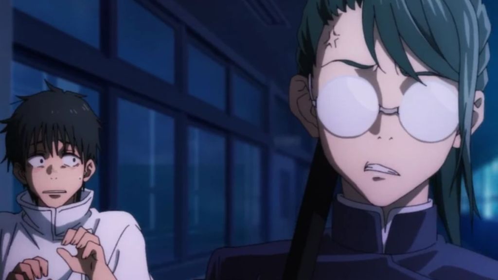 Maki and Yuta in Jujutsu Kaisen