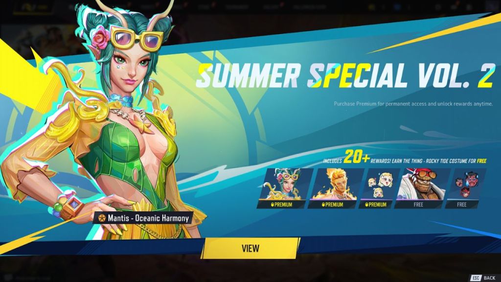 Marvel Rivals Summer Special Vol 2 Event screen