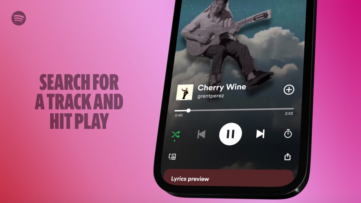 spotify search and class =