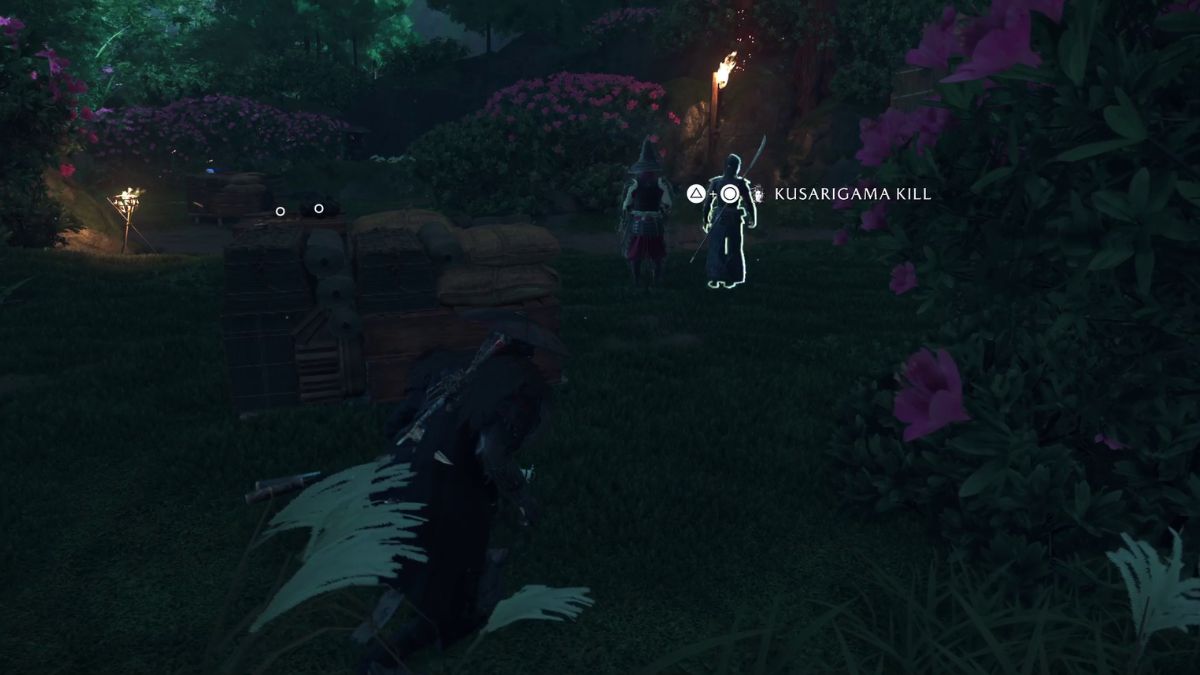 在Yotei鬼魂的Tamura庄园中偷偷摸摸的警卫