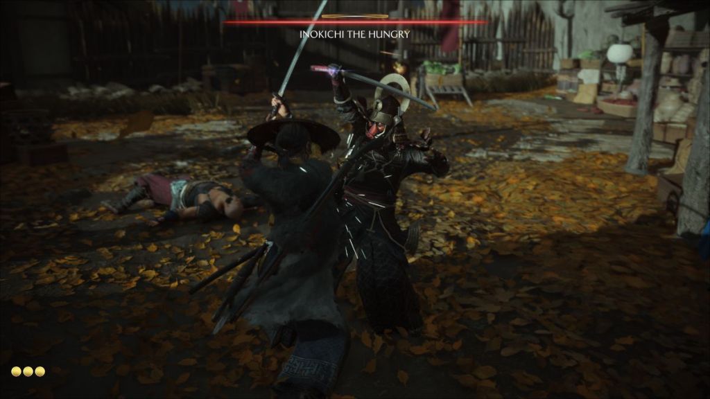 Ghost of Yotei heavy combat