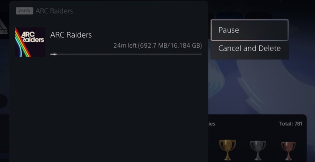 Arc Raiders PS5 preload