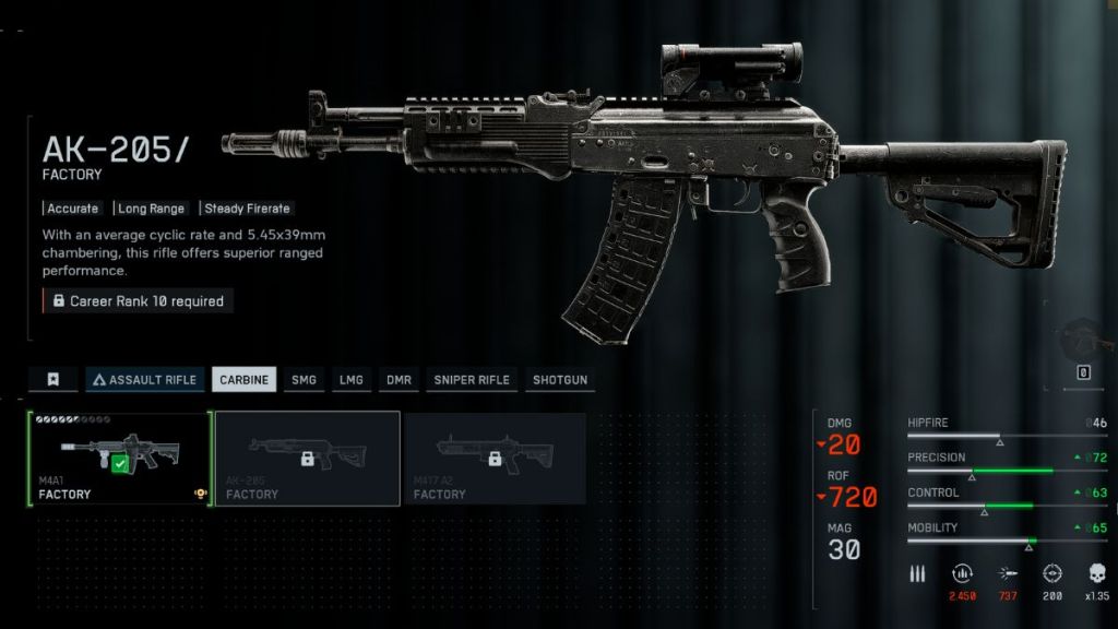 Battlefield 6 AK-205