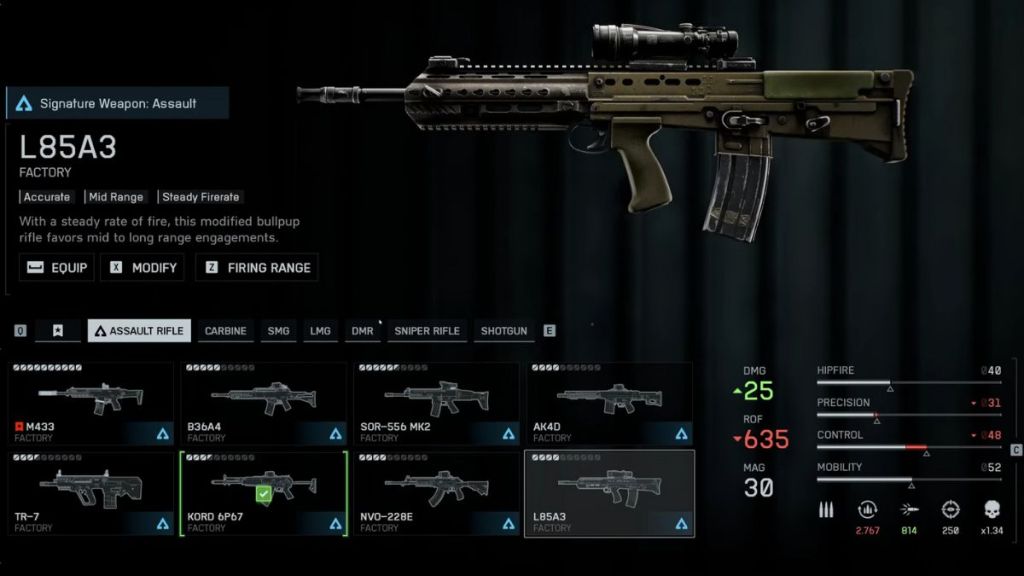 Battlefield 6 L85A3