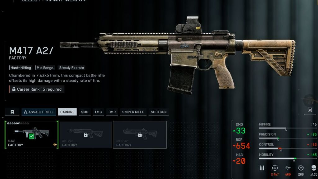 Battlefield 6 M417 A2