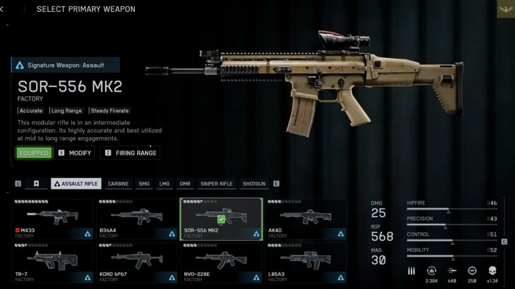 Battlefield 6 SOR-556 MK2