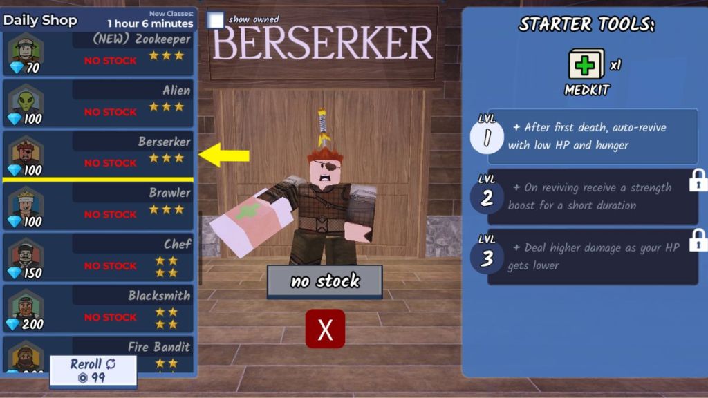 Berserker Class
