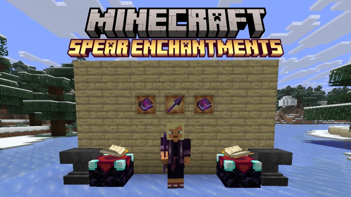 Best Spear Enchantments in Minecraft
