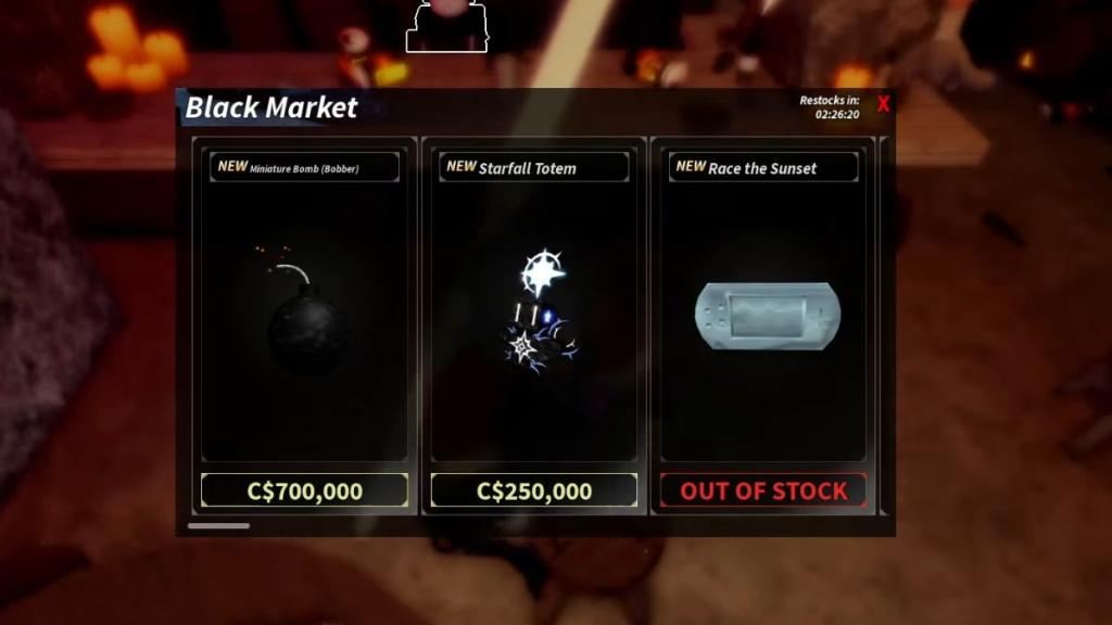 Black Market Items
