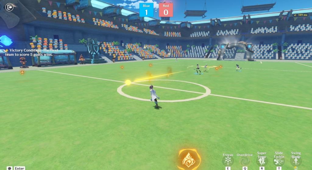 Blade Soccer Miliastra Wonderland game