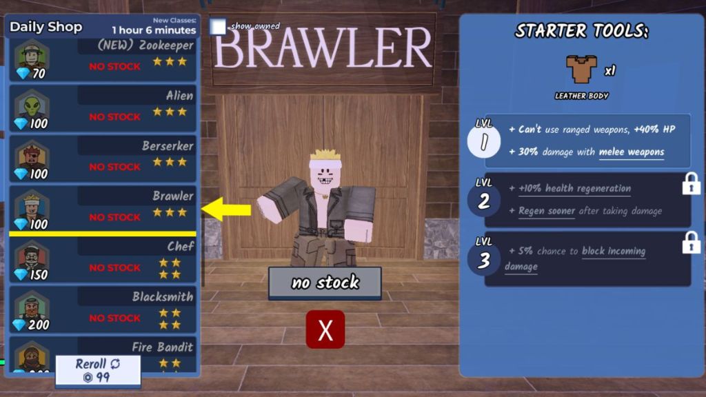 Brawler Class