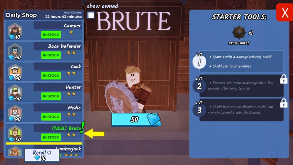 Brute Class