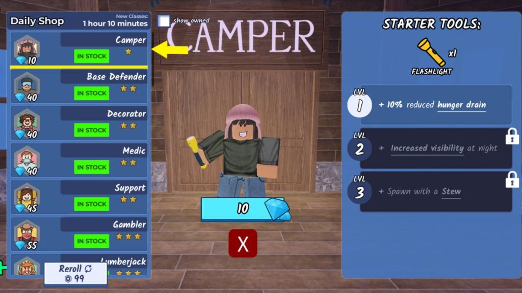 Camper Class