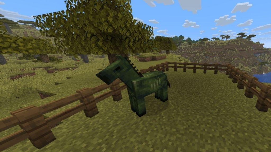 Ride to Tame  Zombie Horse in Minecraft
