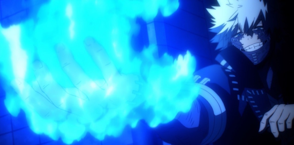 Dabi creating fire