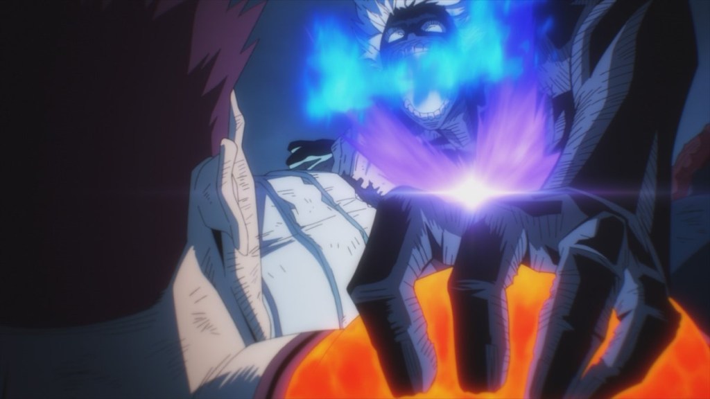 Dabi vs his father in MHA anime
