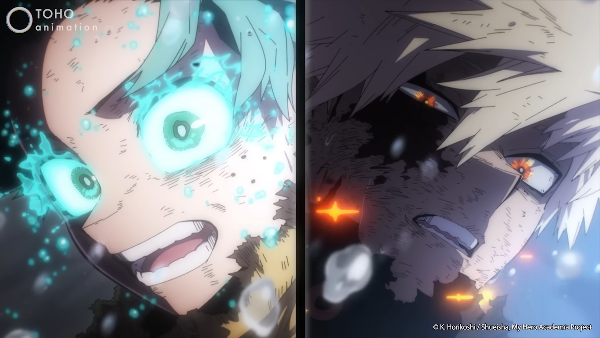 Deku and Bakugo in Final War