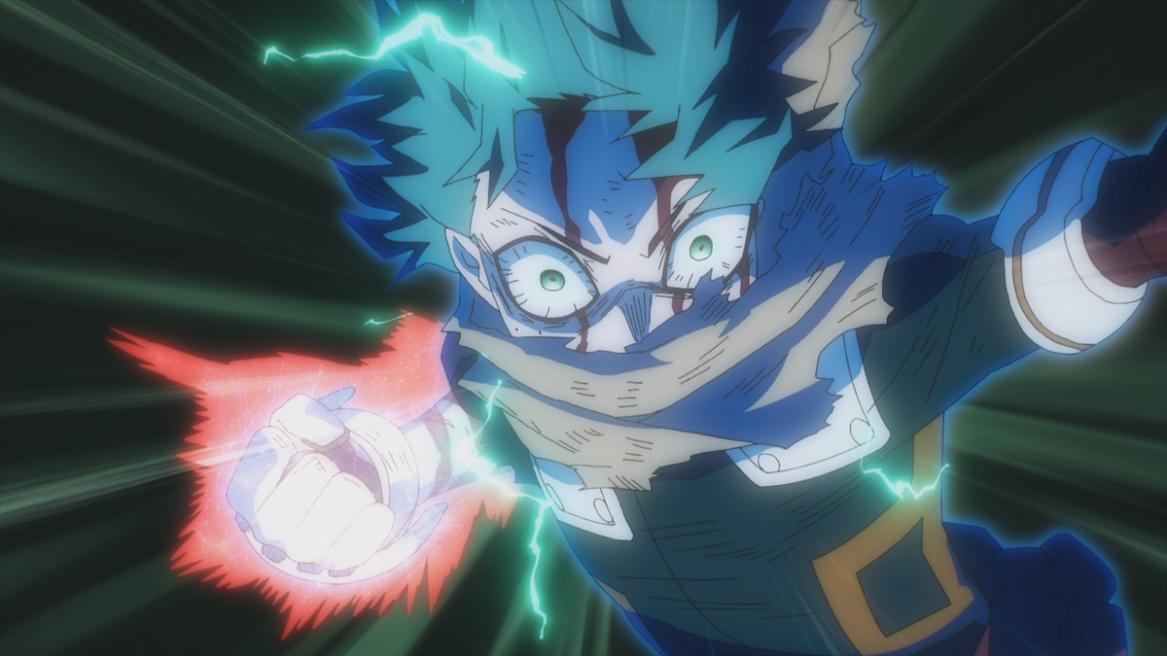 Deku powering up OFA