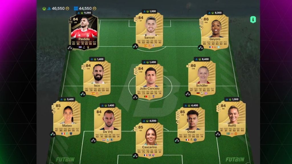 EA FC 26 Icon SBC 85-rated Squad Solution