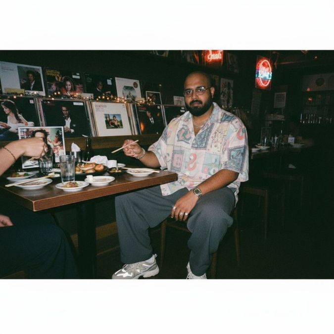 Endless Summer photo of a man in a Japanese bar