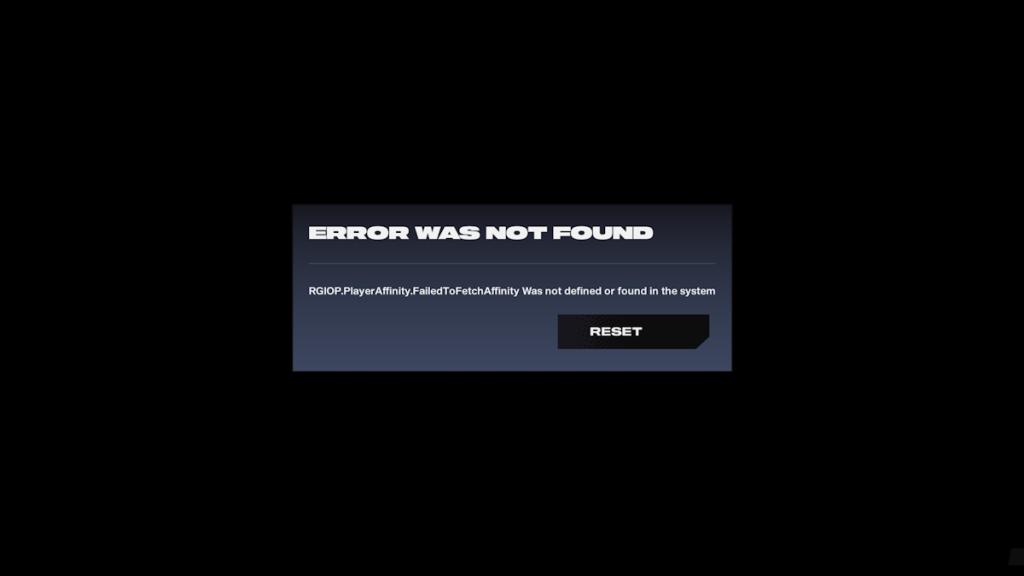 Error was not found error 2XKO